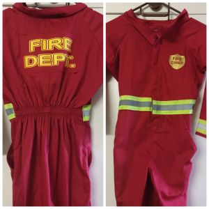 Kids Costumes to Hire - Fireman Boilersuit - 8-9 Years